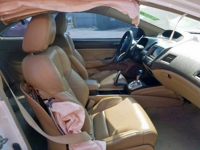 2HGFG12988H541281 - 2008 HONDA CIVIC EXL 白色 照片 5