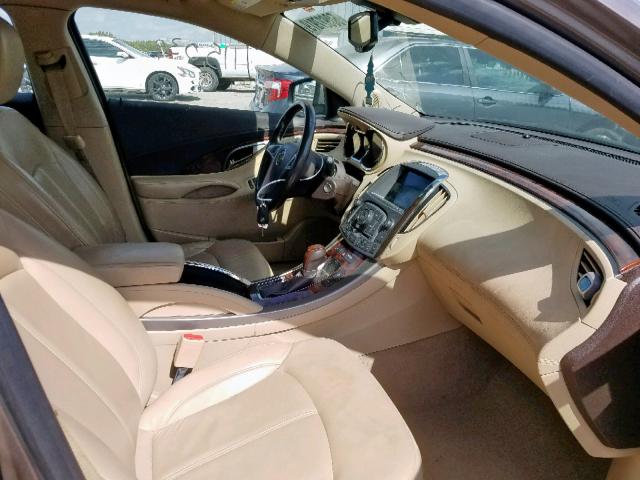 1G4GD5ER2CF337550 - 2012 BUICK LACROSSE P BEIGE photo 5