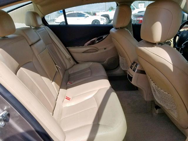 1G4GD5ER2CF337550 - 2012 BUICK LACROSSE P BEIGE photo 6