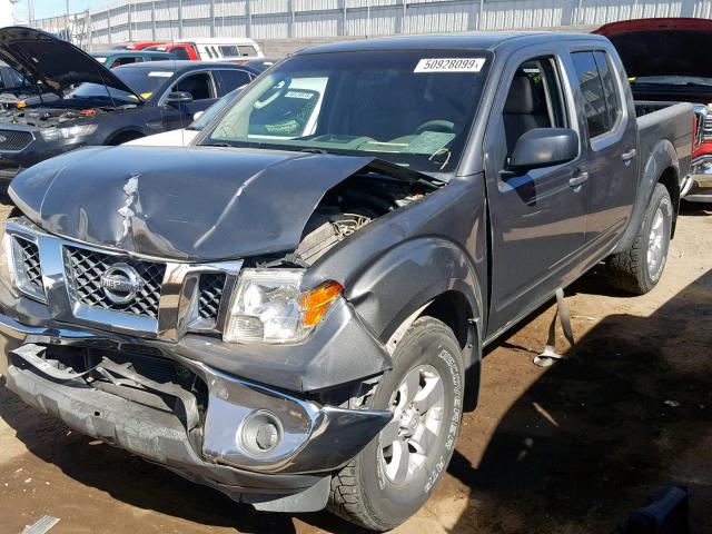 1N6AD07W39C424610 - 2009 NISSAN FRONTIER C GRAY photo 2