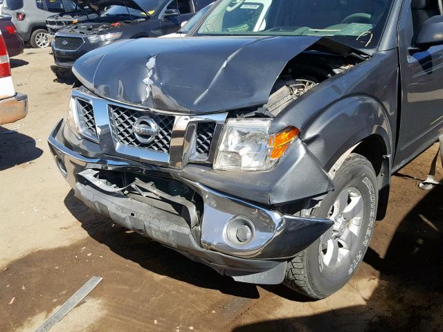 1N6AD07W39C424610 - 2009 NISSAN FRONTIER C GRAY photo 9