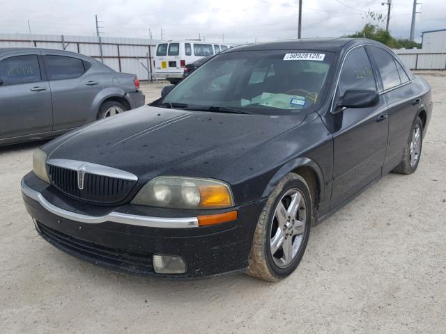 1LNHM87A62Y648222 - 2002 LINCOLN LS BLACK photo 2