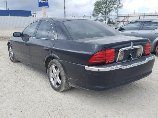 1LNHM87A62Y648222 - 2002 LINCOLN LS BLACK photo 3