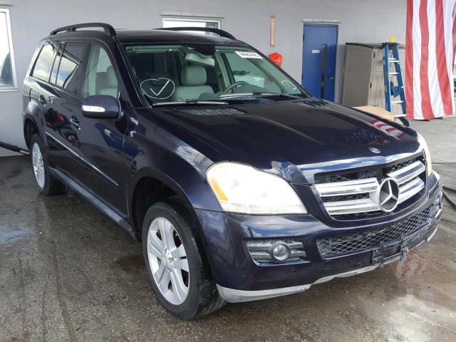 4JGBF71E08A318566 - 2008 MERCEDES-BENZ GL 450 4MA BLUE photo 1