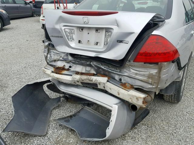 1HGCM56416A062522 - 2006 HONDA ACCORD LX SILVER photo 9