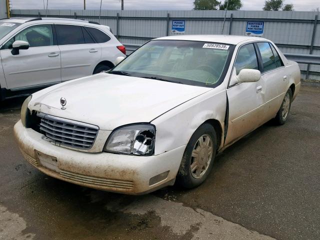 1G6KD54Y04U118674 - 2004 CADILLAC DEVILLE WHITE photo 2