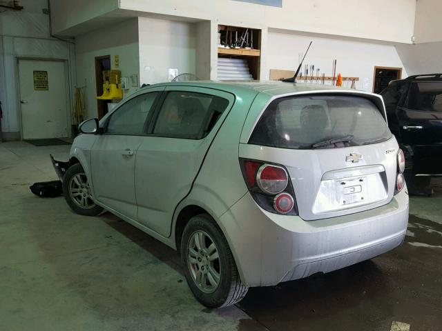 1G1JA6SHXC4111863 - 2012 CHEVROLET SONIC LS SILVER photo 3