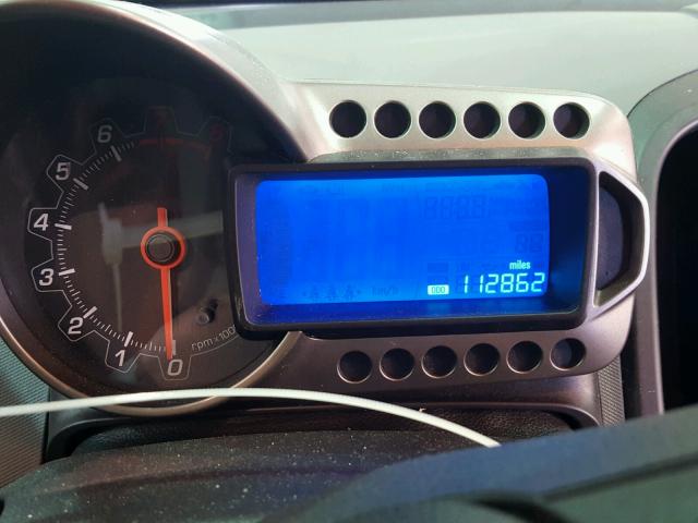 1G1JA6SHXC4111863 - 2012 CHEVROLET SONIC LS SILVER photo 8