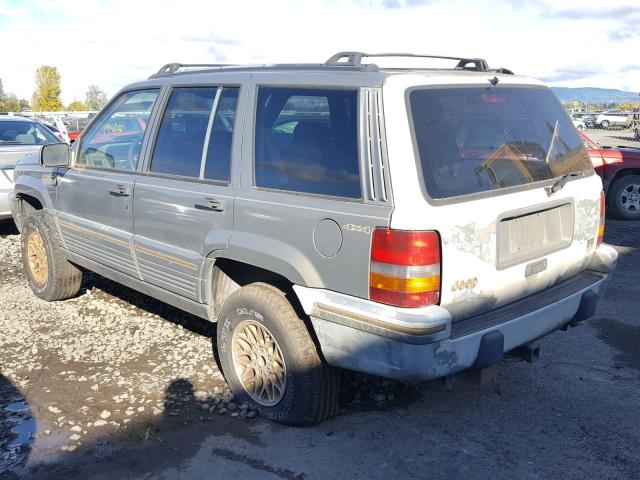 1J4GZ78YXSC614668 - 1995 JEEP GRAND CHER BROWN photo 3