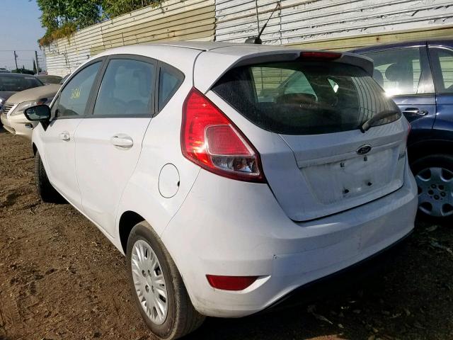 3FADP4TJ1GM127538 - 2016 FORD FIESTA S WHITE photo 3