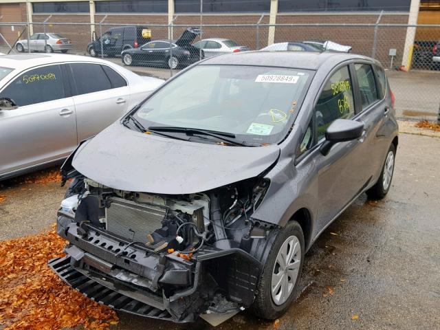 3N1CE2CP5JL362366 - 2018 NISSAN VERSA NOTE GRAY photo 2