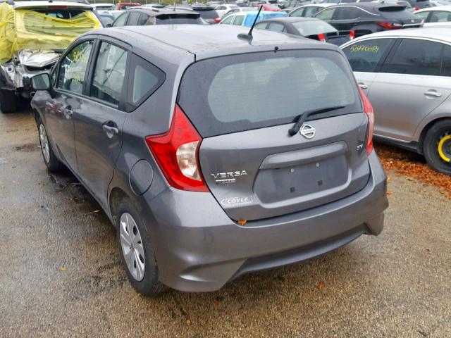 3N1CE2CP5JL362366 - 2018 NISSAN VERSA NOTE GRAY photo 3