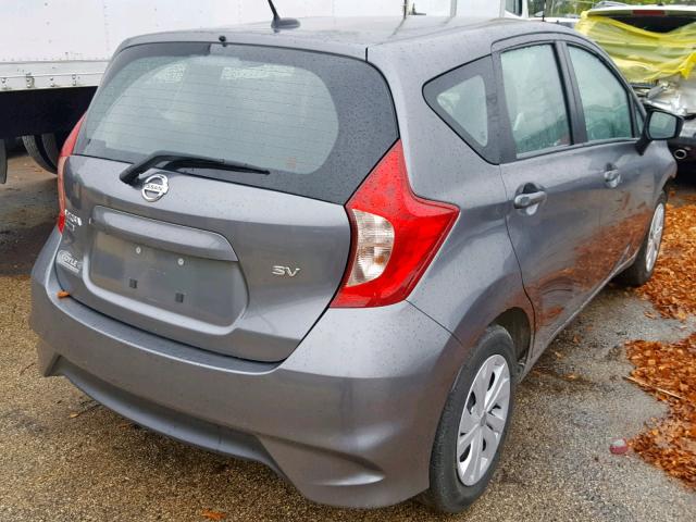 3N1CE2CP5JL362366 - 2018 NISSAN VERSA NOTE GRAY photo 4