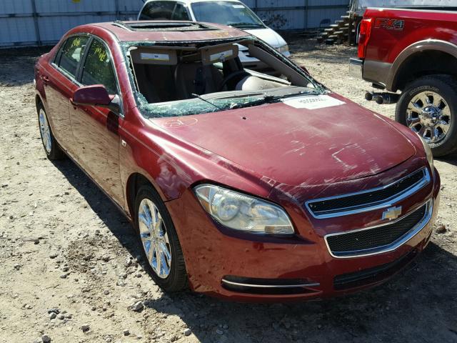 1G1ZJ57B98F182095 - 2008 CHEVROLET MALIBU 2LT RED photo 1