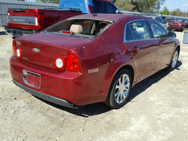 1G1ZJ57B98F182095 - 2008 CHEVROLET MALIBU 2LT RED photo 4