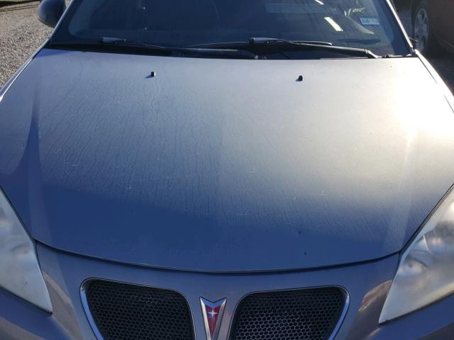 1G2ZF58B774190699 - 2007 PONTIAC G6 VALUE L BLUE photo 7