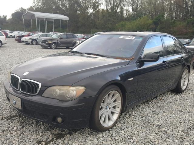 WBAHL83506DT03844 - 2006 BMW 750 I BLACK photo 2