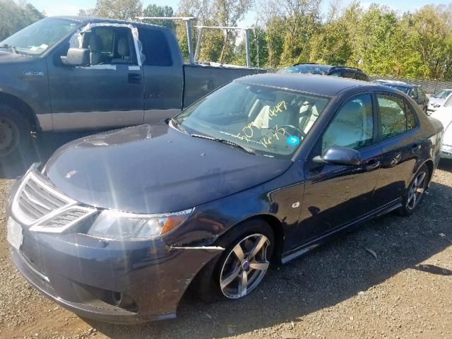 YS3FB49YX81013776 - 2008 SAAB 9-3 2.0T BLUE photo 2