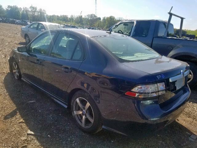 YS3FB49YX81013776 - 2008 SAAB 9-3 2.0T BLUE photo 3