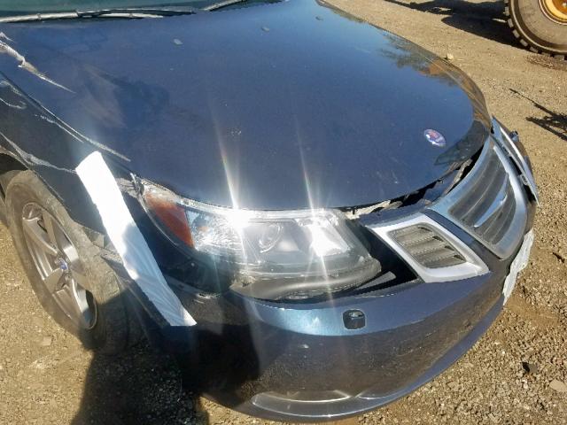 YS3FB49YX81013776 - 2008 SAAB 9-3 2.0T BLUE photo 9