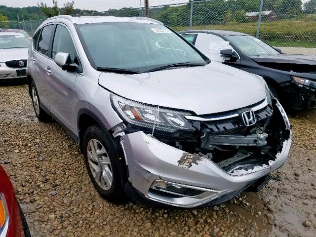 2HKRM4H74FH646013 - 2015 HONDA CR-V EXL SILVER photo 1