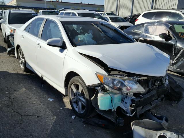 4T1BF1FK2CU508355 - 2012 TOYOTA CAMRY WHITE photo 1