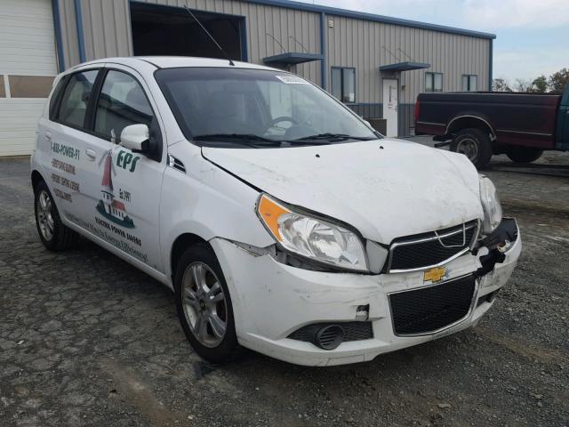 KL1TD6DE1BB210017 - 2011 CHEVROLET AVEO LS WHITE photo 1