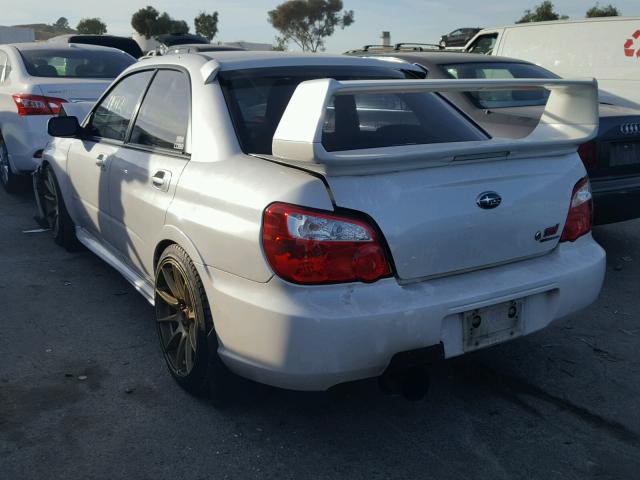 JF1GD76657L518689 - 2007 SUBARU IMPREZA WR WHITE photo 3