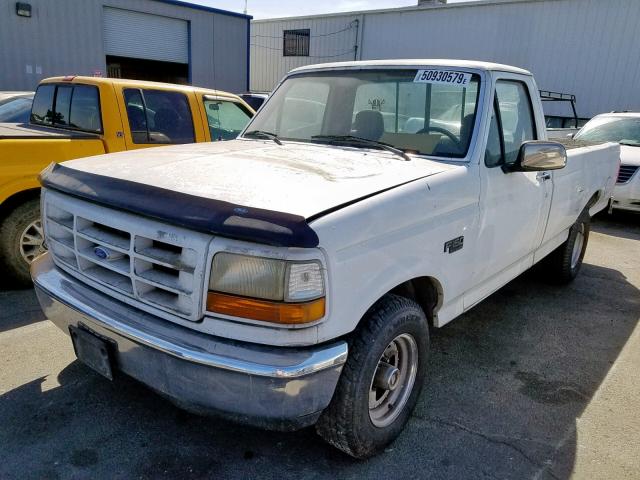 1FTDF15Y2NLA09910 - 1992 FORD F150 WHITE photo 2