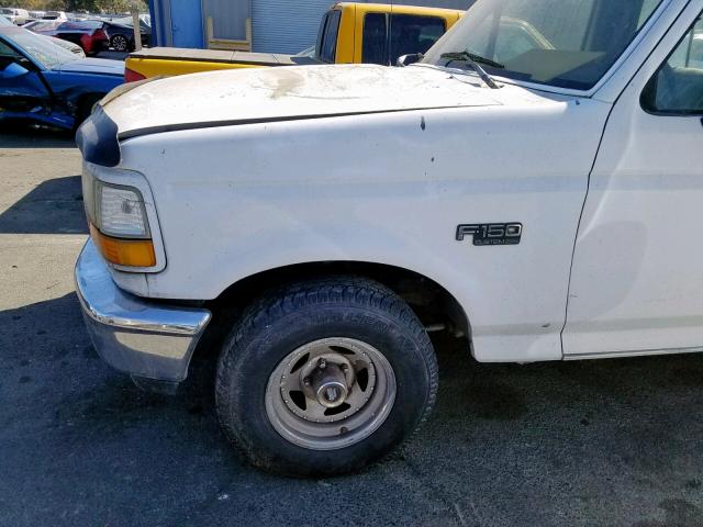 1FTDF15Y2NLA09910 - 1992 FORD F150 WHITE photo 9