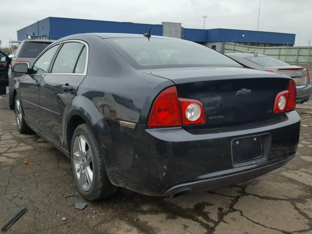 1G1ZG57B39F228729 - 2009 CHEVROLET MALIBU LS შავი ფოტო 3