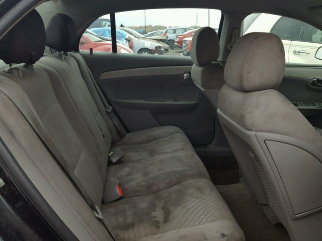 1G1ZG57B39F228729 - 2009 CHEVROLET MALIBU LS შავი ფოტო 6