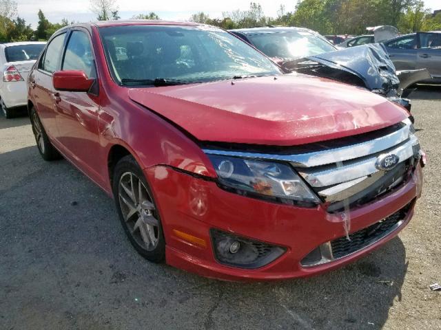 3FAHP0JAXBR332932 - 2011 FORD FUSION SEL RED photo 1