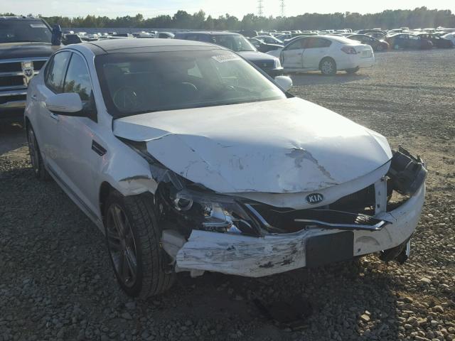 5XXGR4A67DG124639 - 2013 KIA OPTIMA SX WHITE photo 1