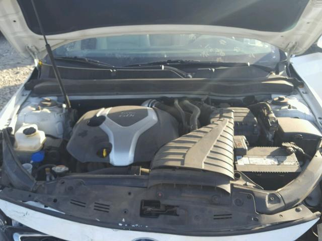 5XXGR4A67DG124639 - 2013 KIA OPTIMA SX WHITE photo 7