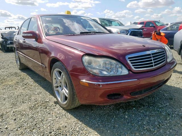 WDBNG75J65A454815 - 2005 MERCEDES-BENZ S 500 BURGUNDY photo 1