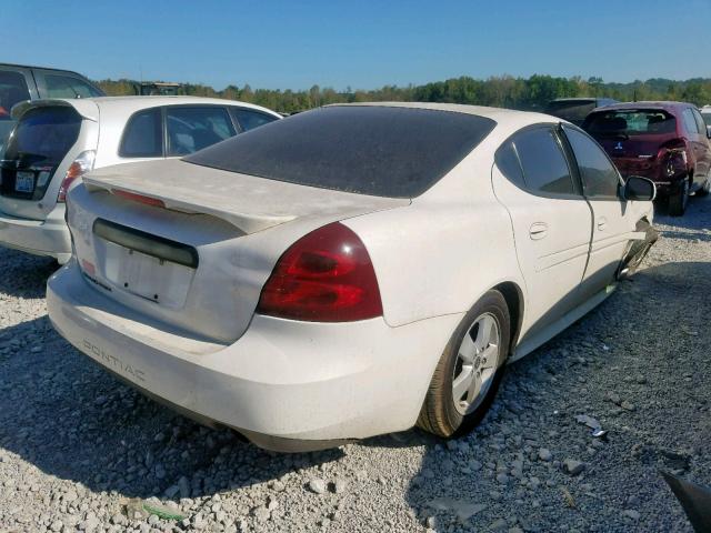 2G2WP552661272857 - 2006 PONTIAC GRAND PRIX WHITE photo 4