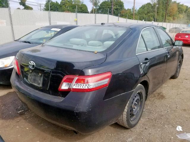 4T1BF3EK2BU179538 - 2011 TOYOTA CAMRY BASE BLACK photo 4