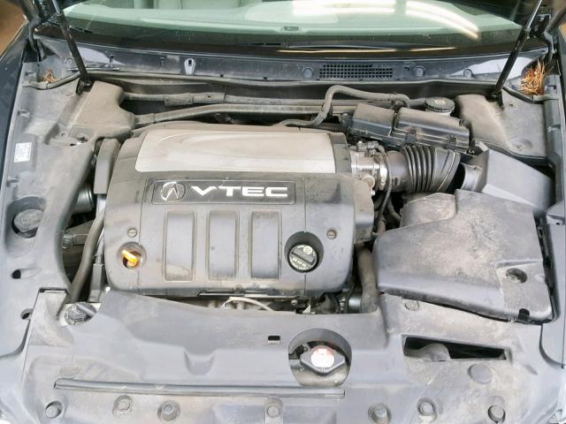 JH4KB16525C012697 - 2005 ACURA RL GRAY photo 7