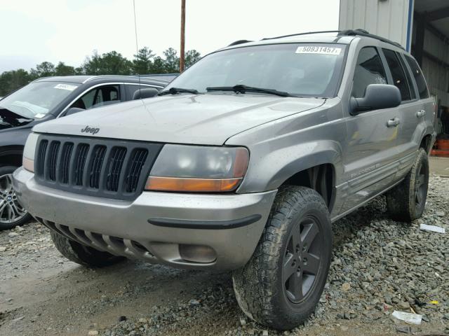 1J4GW68N1XC548768 - 1999 JEEP GRAND CHER SILVER photo 2