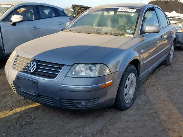 WVWPD63B72P227683 - 2002 VOLKSWAGEN PASSAT GLS GRAY photo 2