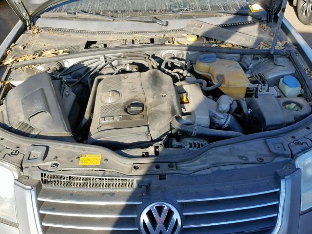 WVWPD63B72P227683 - 2002 VOLKSWAGEN PASSAT GLS GRAY photo 7