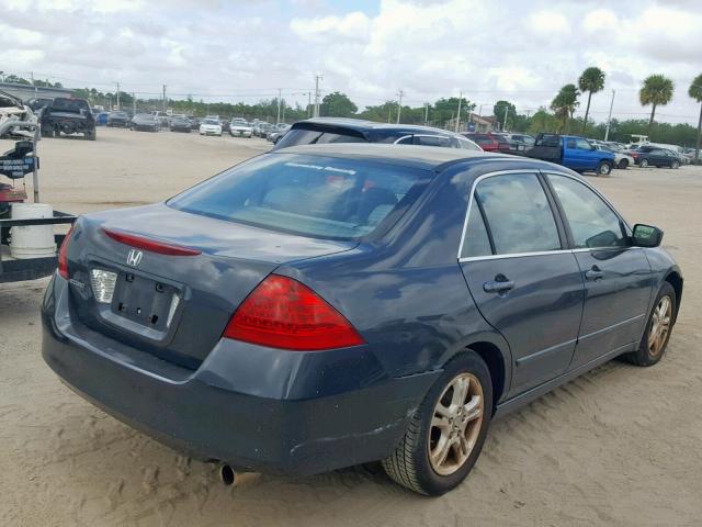 1HGCM56346A042093 - 2006 HONDA ACCORD SE GRAY photo 4