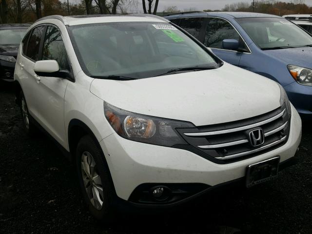 5J6RM4H76EL018314 - 2014 HONDA CR-V EXL WHITE photo 1