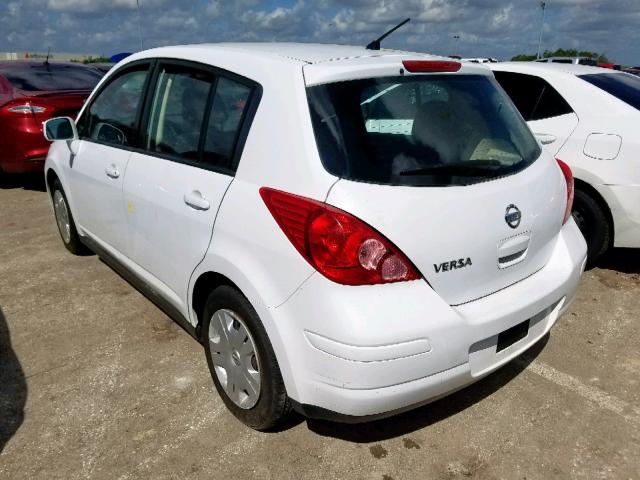 3N1BC1CP4BL466585 - 2011 NISSAN VERSA S WHITE photo 3