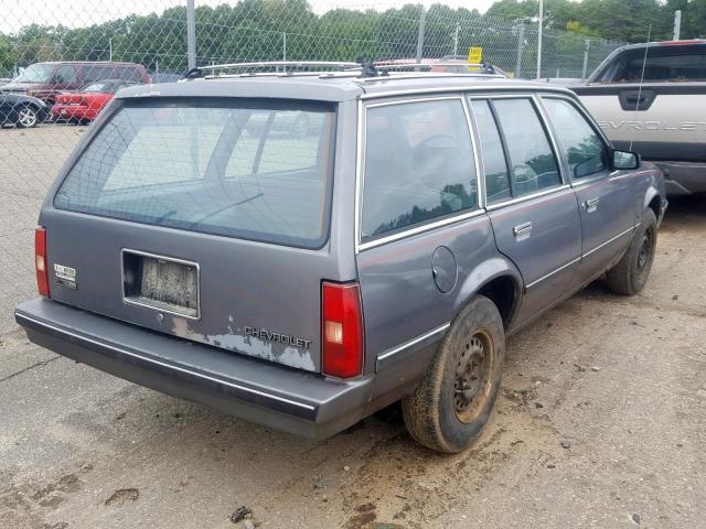 1G1JD35P4FJ182538 - 1985 CHEVROLET CAVALIER C GRAY photo 4