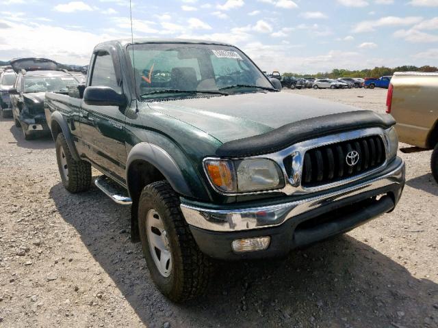 5TENM92NX2Z041231 - 2002 TOYOTA TACOMA PRE GREEN photo 1