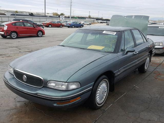 1G4HP52K6WH495966 - 1998 BUICK LESABRE CU TEAL photo 2