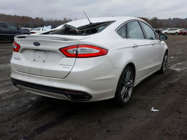 3FA6P0K90GR238612 - 2016 FORD FUSION TIT WHITE photo 4