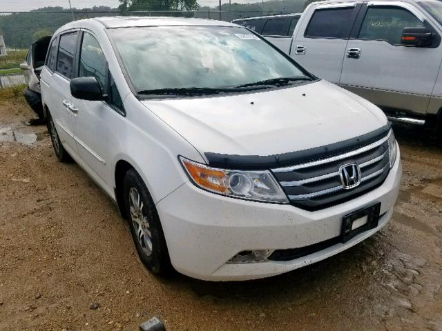 5FNRL5H61BB095774 - 2011 HONDA ODYSSEY EX WHITE photo 1